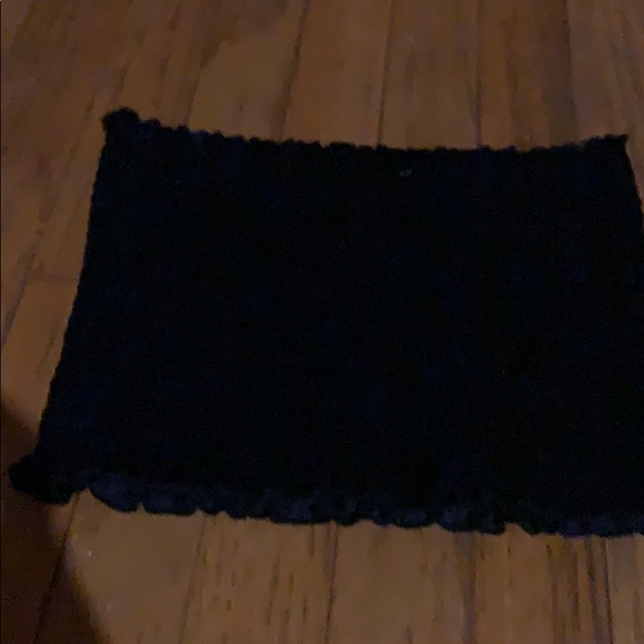 Hollister blue velvet tube top💕 - Picture 3 of 5